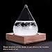 GGPOWER Storm Glass Water Drops Weather Forecast Bottle Storm Bottle Meteorological Display Bottle Creative Glass Crafts Home Decoration (Small)