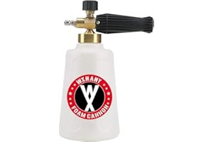 WXNANY Pressure Washer Foam Cannon Heavy Duty for Car Wash 1/4” Quick Connect 1.5L Big Bottle