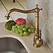 Hiendure Antique Brass Finish Widespread Kitchen Sink Faucet Centerset Bathroom Basin Mixer Tap