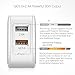 Qualcomm Quick Charge Wall Charger, BlitzWolf Qualcomm QC 3.0 30W 2.4A Dual USB Port Travel Charger With Power3S Tech for Xiaomi5, LG G5, HP Elite x3, HTC 10, Asus ZenFone 3, LeEco Le MAX 2(White)