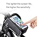 Abool Bike Bag Waterproof Front Frame Top Tube Mount Bicycle Handlebar Pannier Cell Phone Touch Screen Holder Storage Pouch Case Cycling Pack Fit for iPhone Xs Max X 8 Plus 7 6S Samsung S9thumb 3