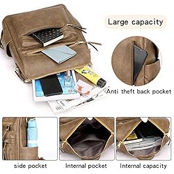 ZOCILOR Women's Fashion Backpack Purse Multipurpose