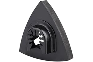Triangular Oscillating Tool Sanding Pad for Bosch, Craftsman, Chicago Electric, Porter Cable, Ridgid, Rockwell & More – 80mm 