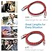 USB Type C Cable, CHOETECH USB C to USB 3.0 (3-Pack 6.6ft x 2, 3.3ft x 1) Charging Cable Nylon Braided for Samsung Galaxy Note 8,Galaxy S8 S8 Plus,Nintendo Switch, Nokia 8,LG G5 G6 V20, HTC 10,HTC U11