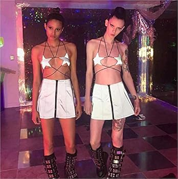 reflective star bralette