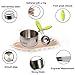 Premium Measuring Cups Measuring Spoons Set and Basting Brush ,11 Piece - Stainless Steel Anti-Slip W/ Soft-Flexible and Heat-Resistant Handles Comfortable Easy to Clean Cup Size (1 - 8.45) Oz