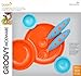 Boon Groovy Interlocking Plate & Bowl with Modware,Blue/Orange