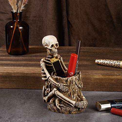 Skull Pen Holder Skeleton - Image 4