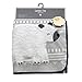 Lambs & Ivy Signature Montana Blue/Grey/White Bear Velour/Sherpa Blanket