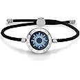 TOTWOO Single Touch Bracelets for Couples, Light up & Vibration for Love Couples | Long Distance Relationship Gifts for Girlfriend, Mother-Daughter, Sisters Bluetooth APP Set Up Pairing Jewelry