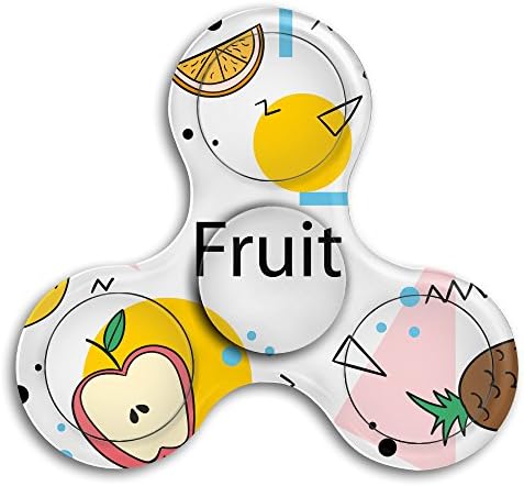 Summer Fruit Party Fidget Spinner Hand Toy Stress Reducer For Work School Class High Speed 360 Triangle Finger For Focus , ADHD Anxiety Autism For Adult Children Kids Men Women Teenager
