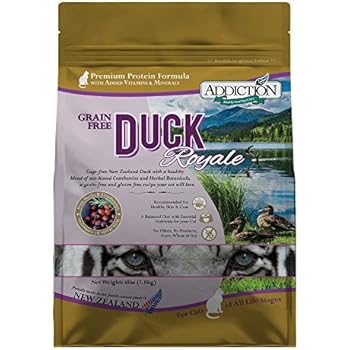Amazon.com : Addiction Duck Royale Grain Free Dry Cat Food ...
