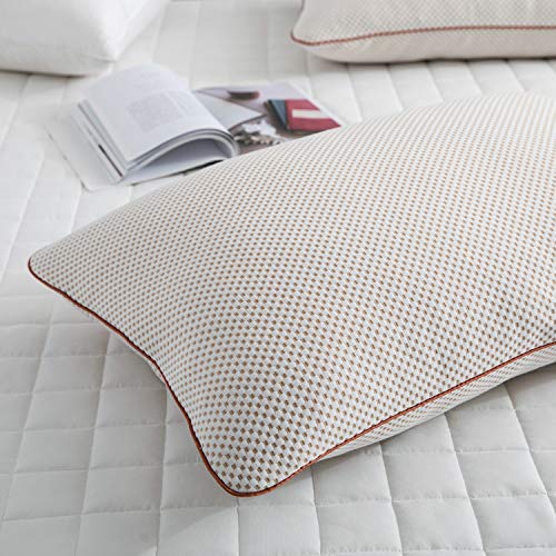 puredown Natural Goose Down Feather Pillow with Washable Copper Fibre