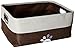 Winifred and Lily Paws, Beige/Brown Pet Storage Bins, Medium, PS108