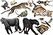 Jungle Animal Wall Set | Tiger, Gorilla, Panther, Birds and Other Jungle Animals | Removes from Wall Leaving no Damage | Fun Stickers for Any Nursery, Bedroom, Playroom or Classroom