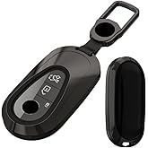 K LAKEY Alloy Metal Key Fob Cover,Compatible with Benz S-Class G-Class E-Class 2020-2022