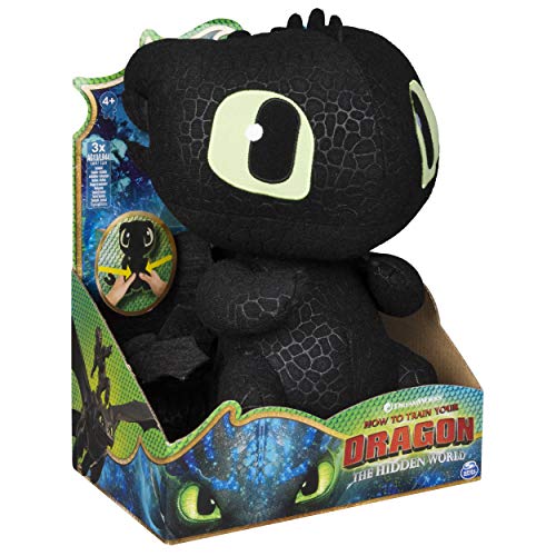 Dragons - Movie Line - Squeeze & Growl, Plüschfigur mit Sound - Ohnezahn (Solid), Drachenzähmen leicht gemacht 3, Die… – Bild 6