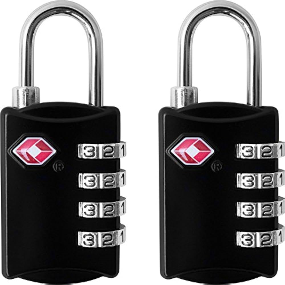 travel accessories edge tsa padlock set