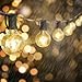 Outdoor LED String Lights Dimmable - 23Ft G40 Globe Bulbs, Edison Vintage Bulbs Hanging Sockets, Decorative Café Patio for Porch Party Yard Christmas