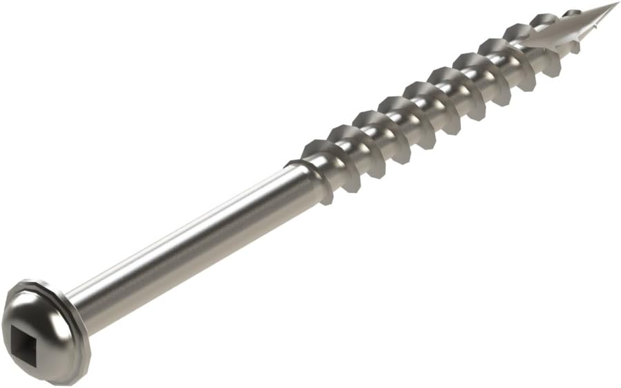 Impakt Tools 250CWH-200, 10 x 2-1/2 Inch Coarse Pocket Hole Screws with Washer Head, DIY Screws, 200 Count