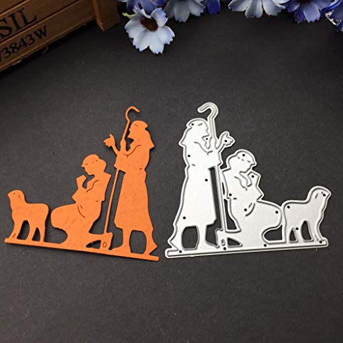 BUZHI Faith Die DIY Metal Cutting Dies Stencil Scrapbooking Die Cuts for DIY Scrapbooking Card Making