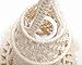 Mkono Macrame LampShade Ceiling Pendant Light Shade Tasseled Chandelier Boho Wedding Hanging Handwoven Home Decoration