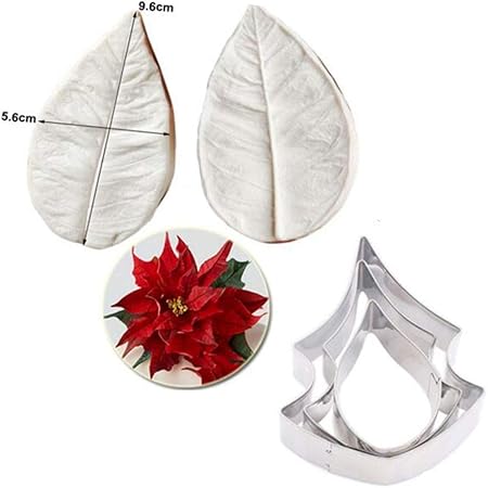 Stella Di Natale Ripiena.Fiore Petalo Venatore Taglierino Silicone Stampi Acciaio Inox Ripieno Set Decorazione Dolci Toosl Coltello Per Biscotti Cottura Teglie E Sugarcract Cioccolato Gumpaste Torta Stella Di Natale Amazon It Casa E Cucina