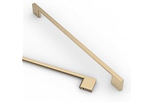 Asidrama 10 Pack 10 Inch(256mm) Brushed Brass Kitchen Cabinet Handles, Cabinet Pulls Kitchen Cabinet Hardware for Cupboard Drawer Pulls