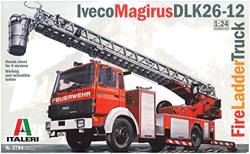 Italeri IVECO-Magirus DLK 23-12 Fire Ladder Truck - Thumbnail 7