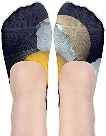 Funny Egg Solar System Print Antiskid And Lovely Special Women's Sock One Size