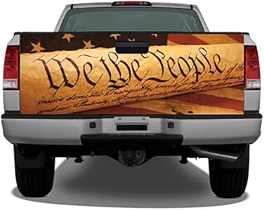 Amazon.com: We The People American Flag Constitution Truck Tailgate