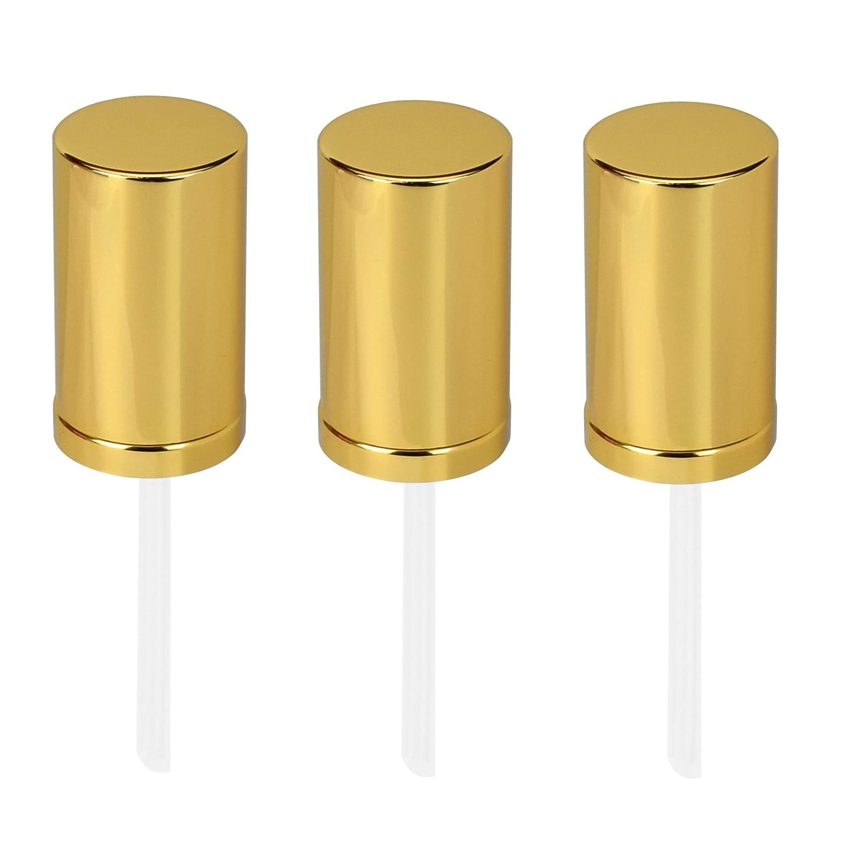 3 Pcs Foundation Pump Replacement for Estee Lauder, Replacement Pump Compatible with Estee Lauder Double Wear Foundation (Gold)