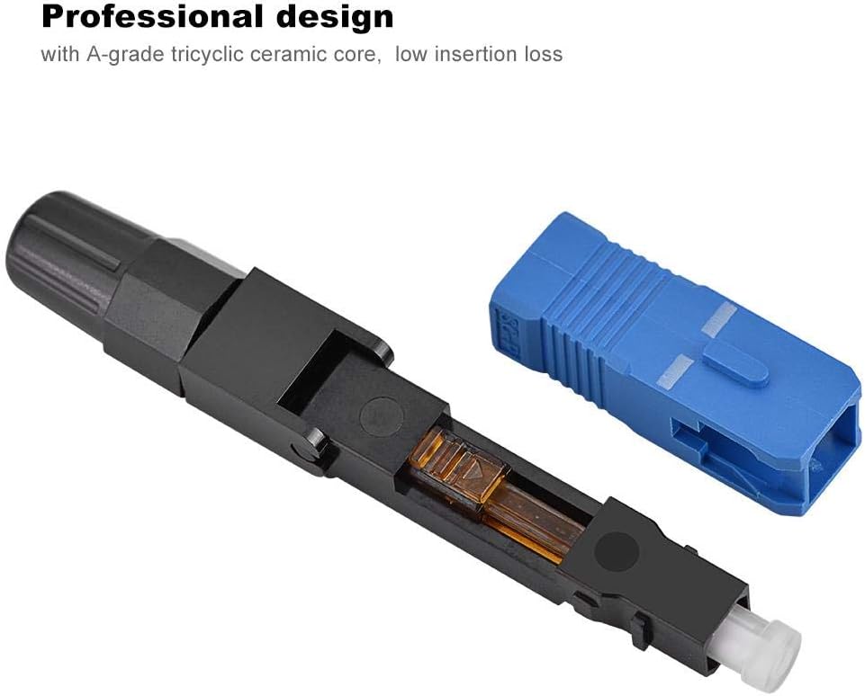 VBESTLIFE 10pcs/lot SC/UPC Single Mode Multimode Optic Fiber Quick Connector Fast Adapter Single Mode for FTTH/ODF - Image 3
