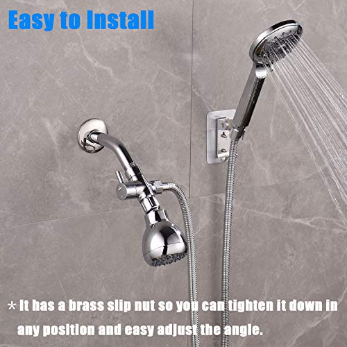 HighStandard Shower Head Diverter Valve, 100 Solid Brass Shower Arm Diverter Valve for Hand