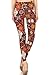 R791-PLUS Exotic Blaze Print Fashion Leggings