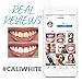 Cali White Teeth Whitening Gel Refills, 35% Carbamide Peroxide, Natural, Vegan, Organic Whitener for Sensitive Tooth Bleach, Gels Made in USA, 3X 5mL Syringes, Use with UV or LED Light & Trays