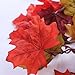 Autumn Mix Artificial Maple Leaf Garland - Assorted Fall Color Silk Leaves Foliage Garland for Halloween Autumn or Thanksgiving Decoration by Factory Direct Craft