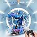Gainer Transform Car Robot, Robot Deformation Car Model Toy for Children, Transforming Robot Remote Control Car with One Button Transformation & 360 Speed Drifting 1:18 Scale