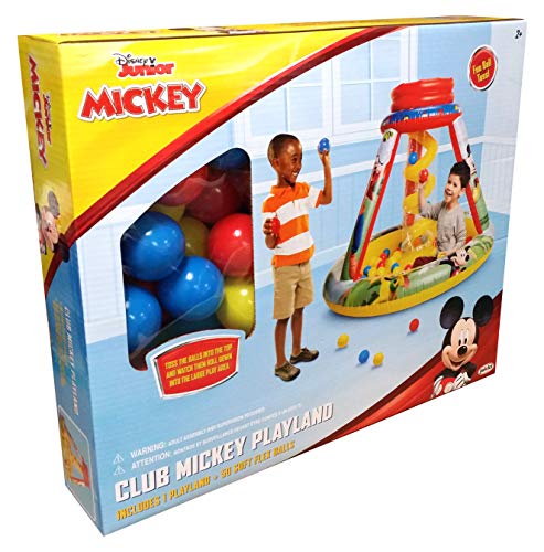 Mickey Mouse 94786 Ball Pit 1 Inflatable + 50, Soft-Flex
