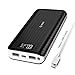 Portable Charger,24000mAh Power Bank EMNT 2.4A Quick Charge 2.0 Compact USB Type C Port High Capacity External Battery Pack Fit iPhone X iPhone 8,Ipad,Samsung Galaxy S8,Tablets and More-Black