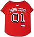 Official MLB Boston Red Sox Pet Jersey for Dogs & Cats, Size Small - Stylish Baseball Jersey for Your Furry Fan- Show Off Team Spirit with The Perfect Fan Apparel Gear for Pet, Dog & Cat