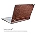 icarercase Surface Book Case,Surface Book 2 Leather Case, Crocodile Series Genuine Leather Detachable Folio Cover for Microsoft Surface Book 13.5 Inch (Coffee)