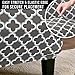Home Fashion Designs Printed Twill Sofa Slipcover. One Piece Stretch Couch Cover. Strapless Sofa Cover for Living Room. Brenna Collection Slipcover. (Sofa, Charcoal)