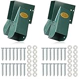 BETOOLL Easy 1-2-3 A-Frame 2 Brackets Swing Set Bracket with Mounting Hardware (Green)
