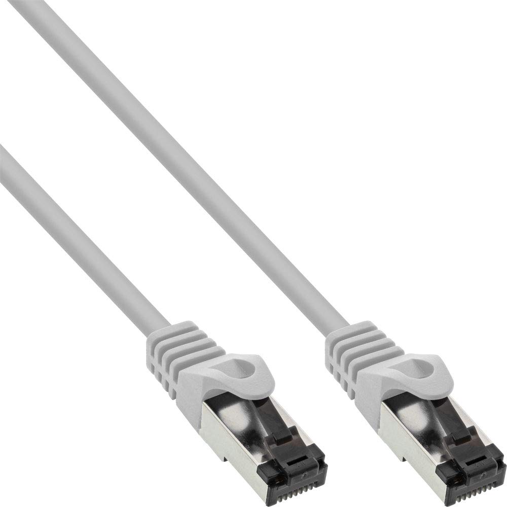 InLinePatch Cable S/FTP (PiMf) Cat.8.1 2000 MHz Halogen Copper Grey 0.5 m