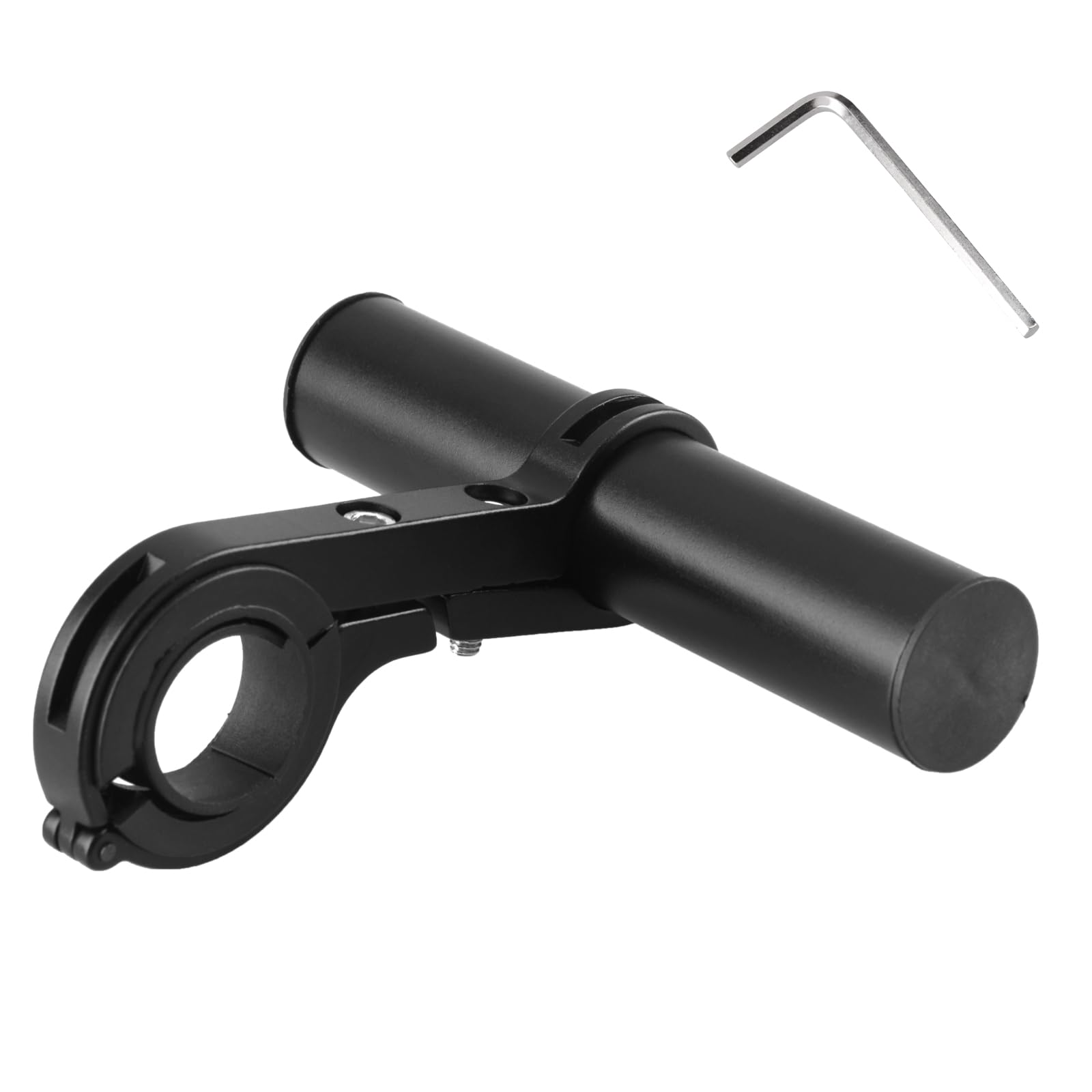 Photo 1 of TRIWONDER Bike Handlebar Extender Aluminum Alloy Single Bicycle Handlebar Extension Double Clamp Bike Bracket for Holding Motorcycle E-Bike Lamp Speedometer GPS (Aluminum Alloy - Single clamp - 10cm)