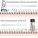 POPPYO Facial Hair Removal for Women, Painless Flawless Hair Remover Ladies Mini Travel Size Hair Trimmer for Peach Fuzz, Chin Cheek Hair, Upper Lip Moustaches, Sideburns, Waterproof, Battery Powered