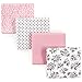 Hudson Baby Unisex Baby Cotton Flannel Receiving Blankets, Toile, One Size