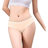 Relaxcare Disposable Underwear for Women, 10 Pack Cotton Ladies Briefs Panties Travel/Emergency, White