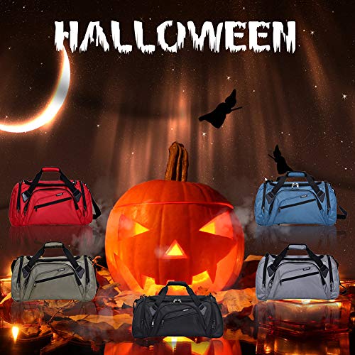 SIYUAN Gym Bag for Men Sports Duffel Athletic Exercise Big Training Boxing Equipment Bag with Shoe Compartment, Black, X-Large